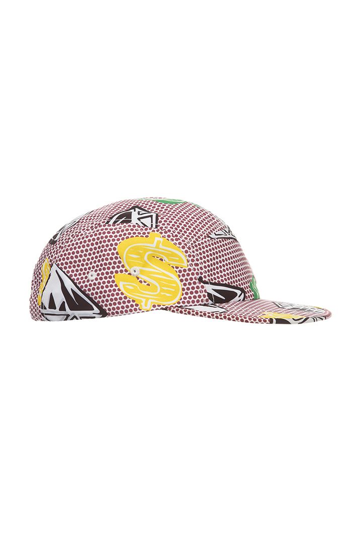 Billionaire Boys Club bb spotted diamond panel hat - White