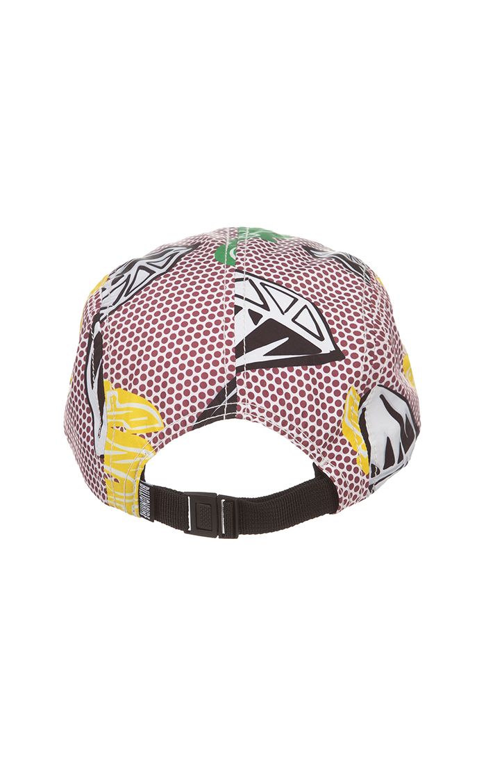 Billionaire Boys Club bb spotted diamond panel hat - White