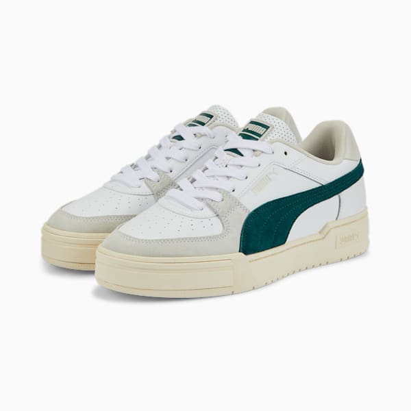 Puma CA Pro Ivy League Sneakers - Puma White-Varsity Green-Whisper White