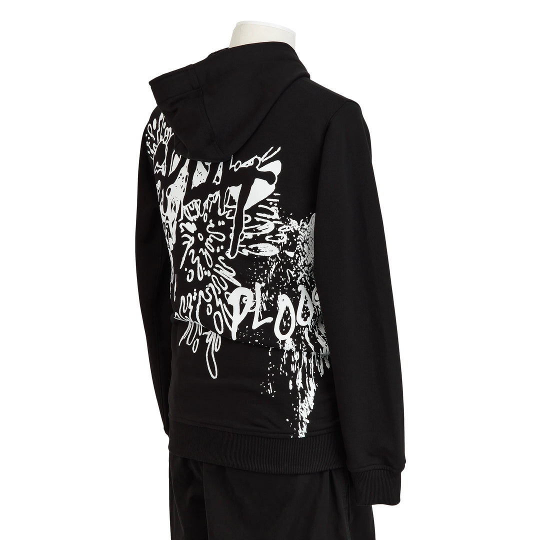 Comme Des Garçons SHIRT x Christian Marclay Print C Hooded Sweatshirt - Black