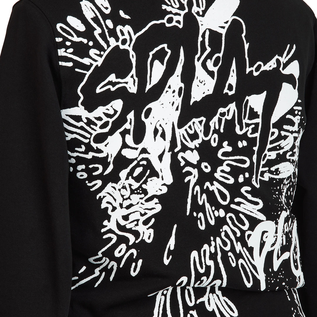 Comme Des Garçons SHIRT x Christian Marclay Print C Hooded Sweatshirt - Black