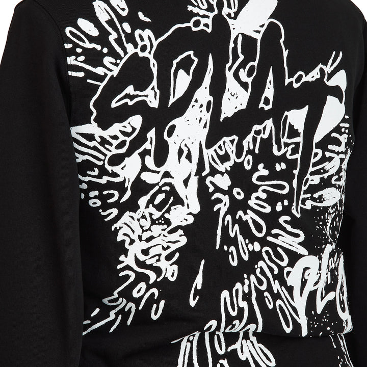 Comme Des Garçons SHIRT x Christian Marclay Print C Hooded Sweatshirt - Black