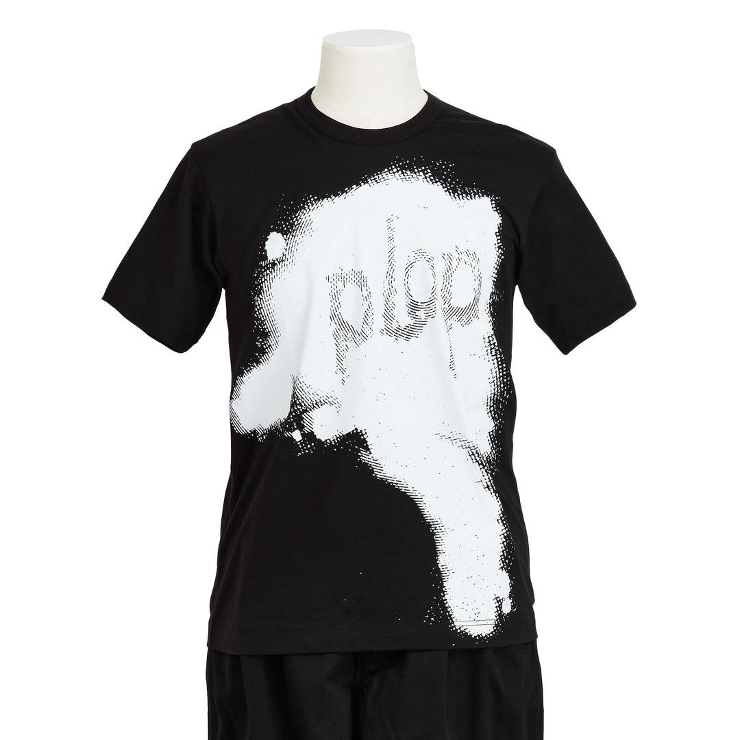 Comme Des Garçons SHIRT x Christian Marclay Print E T-Shirt - Black