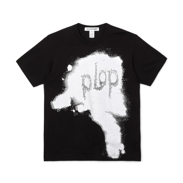 Comme Des Garçons SHIRT x Christian Marclay Print E T-Shirt - Black