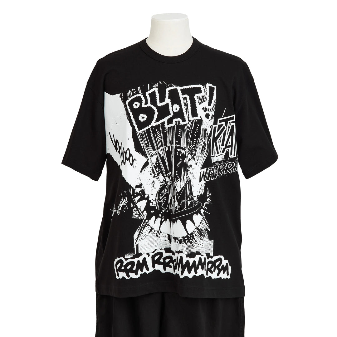 Comme Des Garçons SHIRT x Christian Marclay Print A Oversized T-Shirt - Black