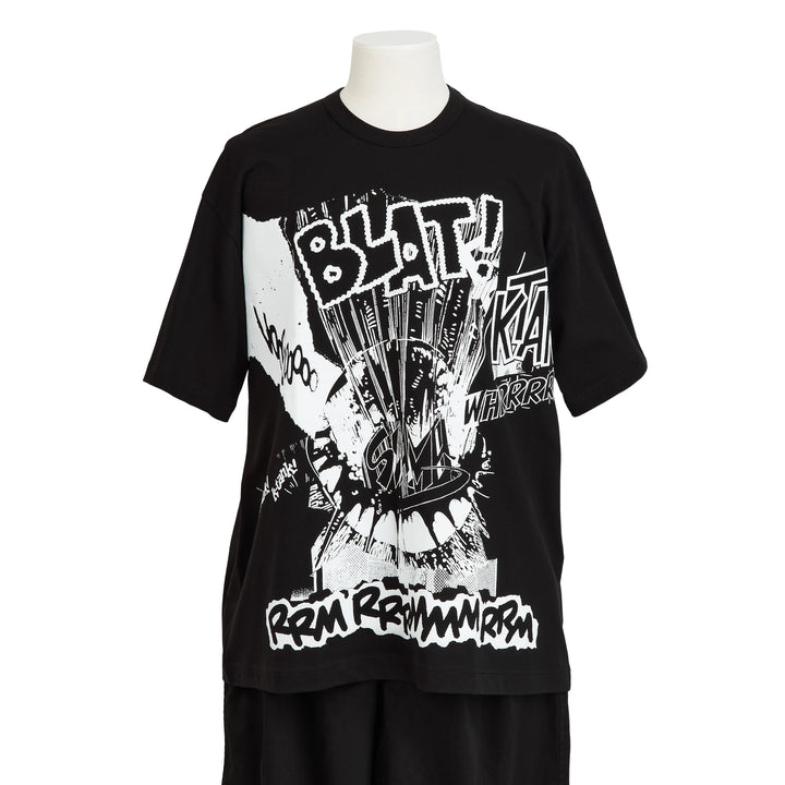 Comme Des Garçons SHIRT x Christian Marclay Print A Oversized T-Shirt - Black