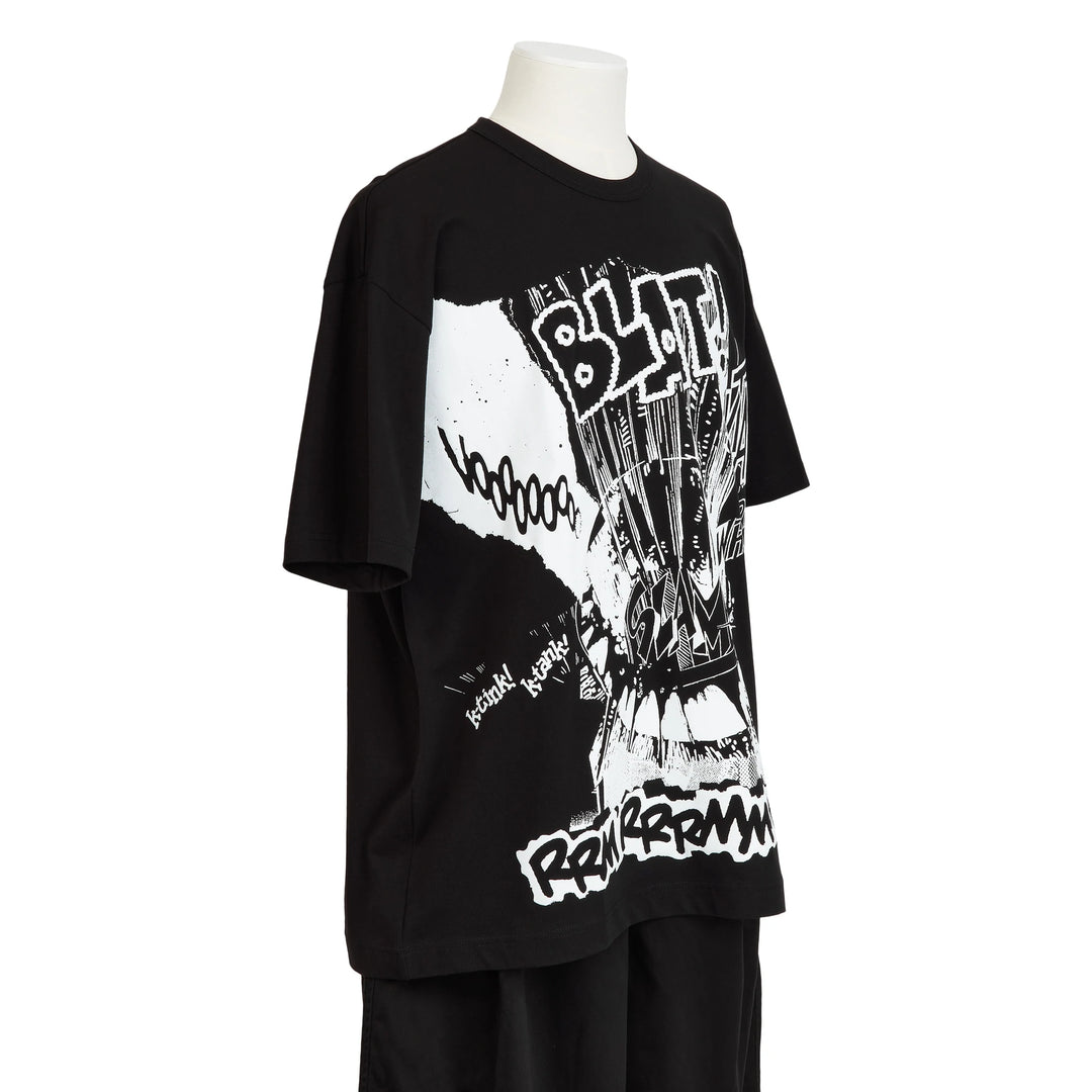 Comme Des Garçons SHIRT x Christian Marclay Print A Oversized T-Shirt - Black