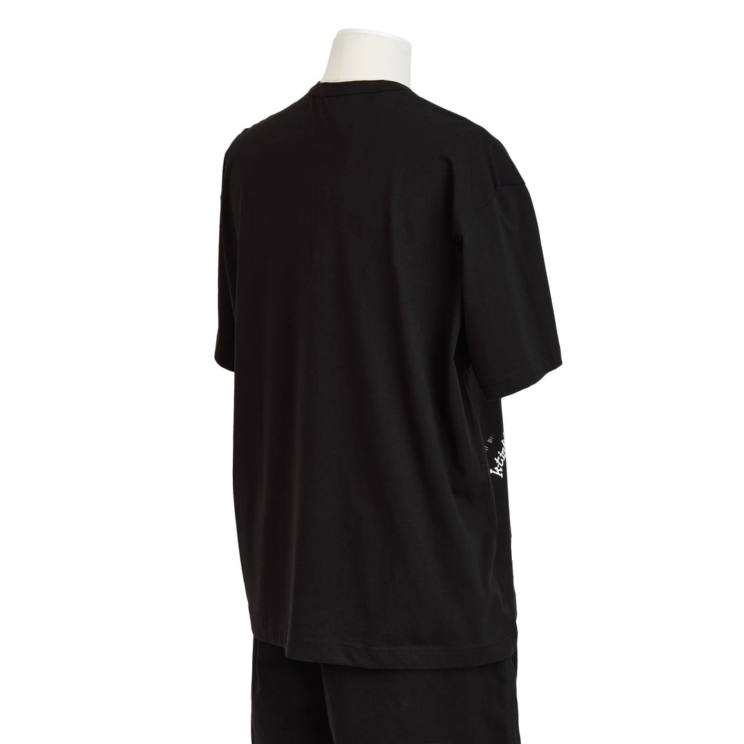 Comme Des Garçons SHIRT x Christian Marclay Print A Oversized T-Shirt - Black