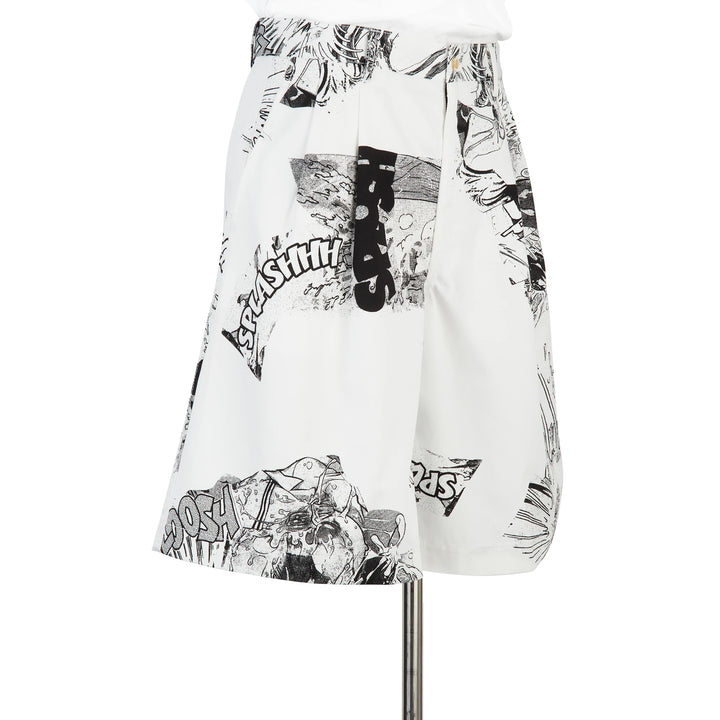 Comme Des Garçons SHIRT x Christian Marclay Cotton Shorts - Print A
