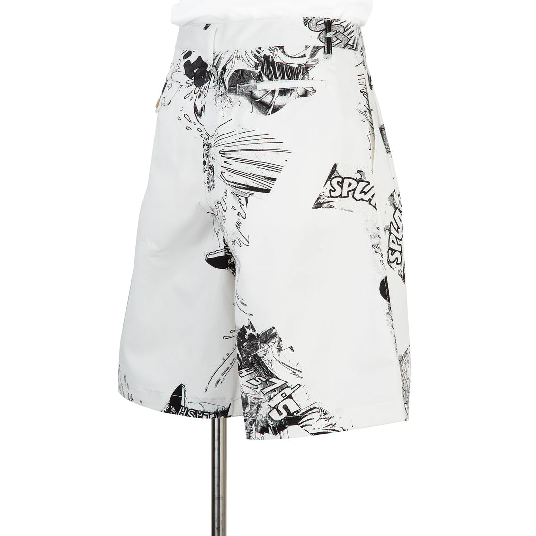 Comme Des Garçons SHIRT x Christian Marclay Cotton Shorts - Print A