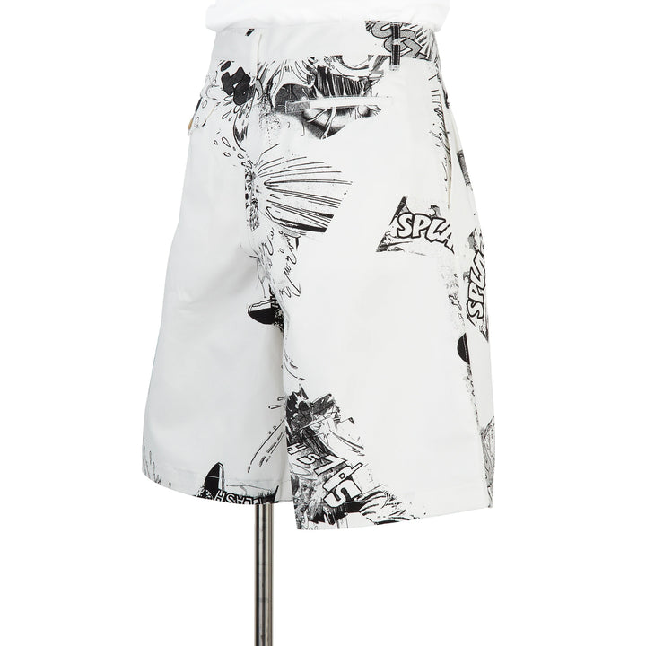 Comme Des Garçons SHIRT x Christian Marclay Cotton Shorts - Print A