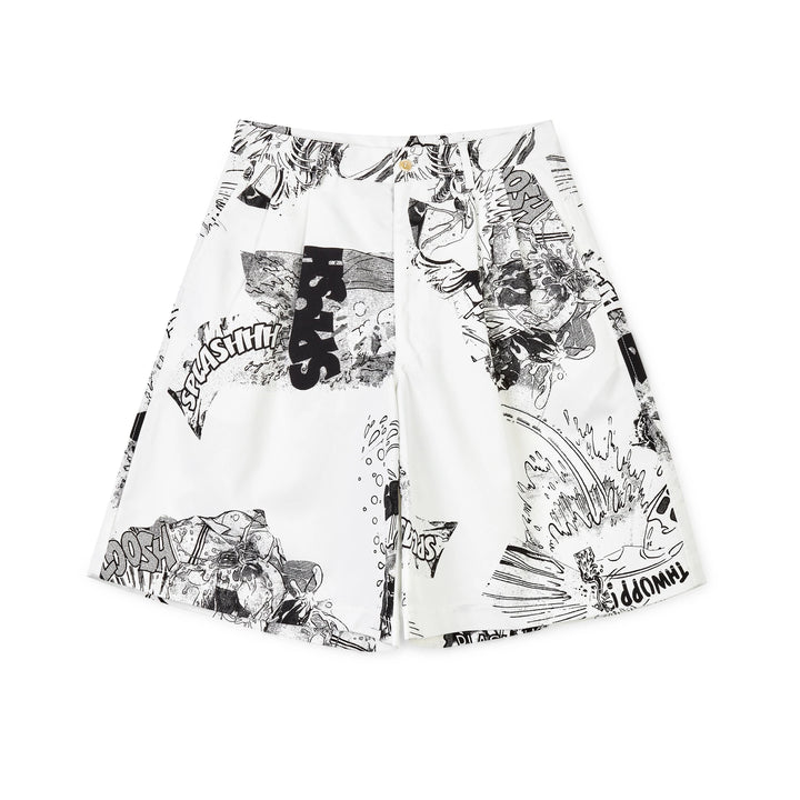 Comme Des Garçons SHIRT x Christian Marclay Cotton Shorts - Print A