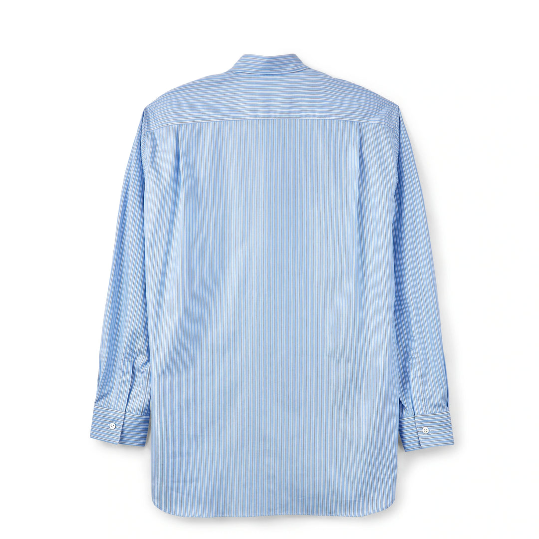 Comme Des Garçons SHIRT Striped Long Sleeve Shirt - Blue/Stripes