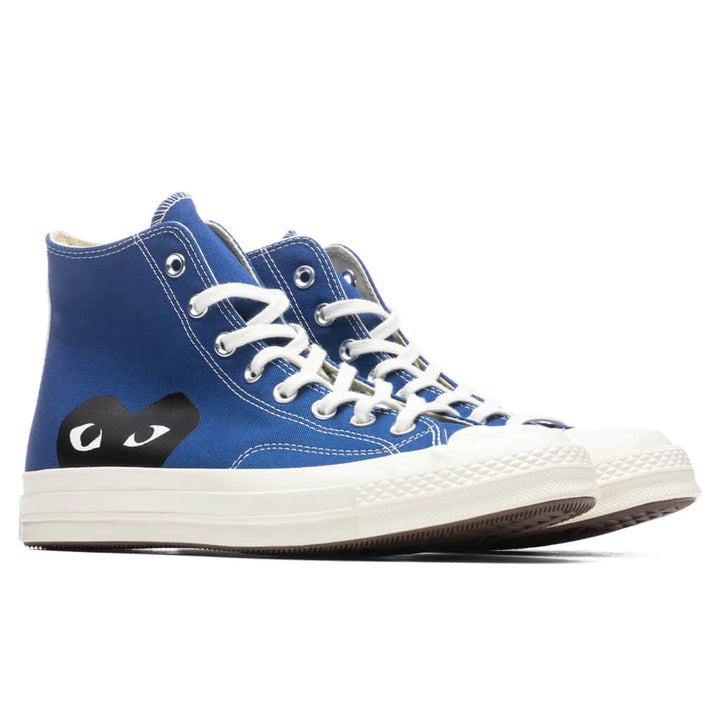 Comme des Garçons PLAY X Chuck 70 High 'Blue Quartz' - Blue - AZ-K122-001-2