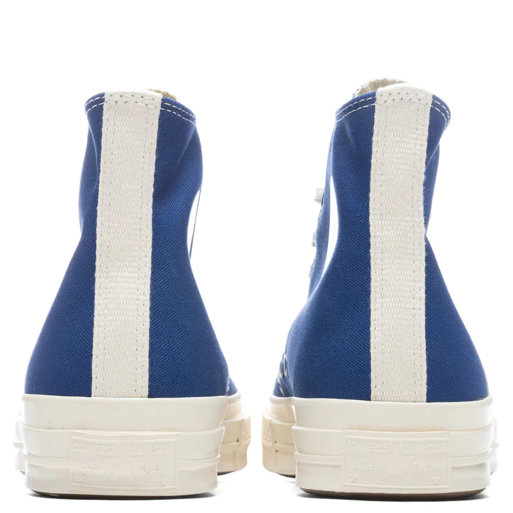 Comme des Garçons PLAY X Chuck 70 High 'Blue Quartz' - Blue - AZ-K122-001-2
