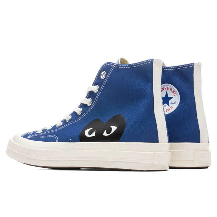 Comme des Garçons PLAY X Chuck 70 High 'Blue Quartz' - Blue - AZ-K122-001-2