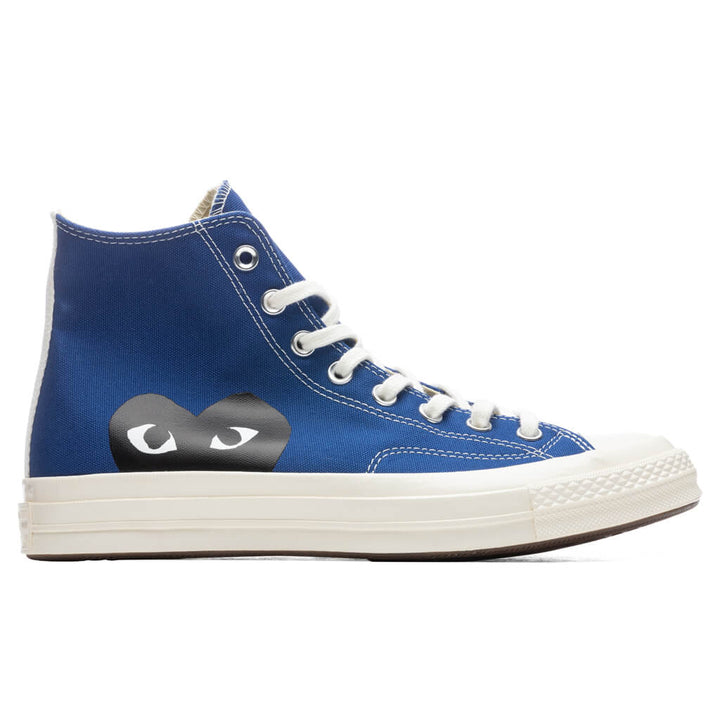 Comme des Garçons PLAY X Chuck 70 High 'Blue Quartz' - Blue - AZ-K122-001-2