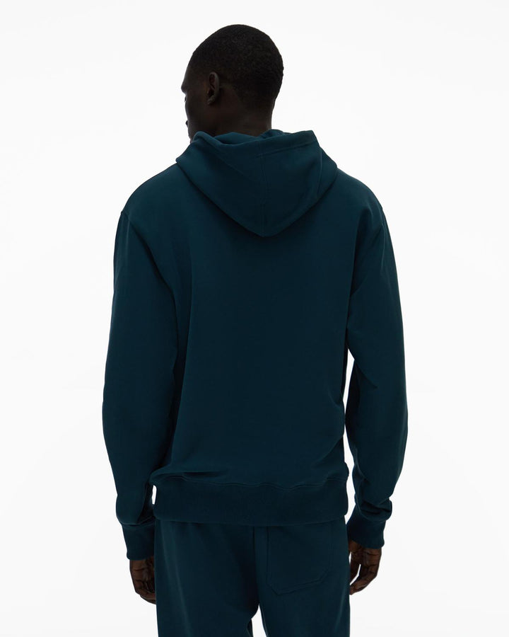 Helmut Lang Mens Micro-Mix Hoodie - Neptune
