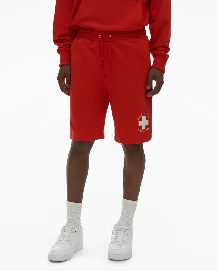 Helmut Lang Lifeguard Short - Fiery Red