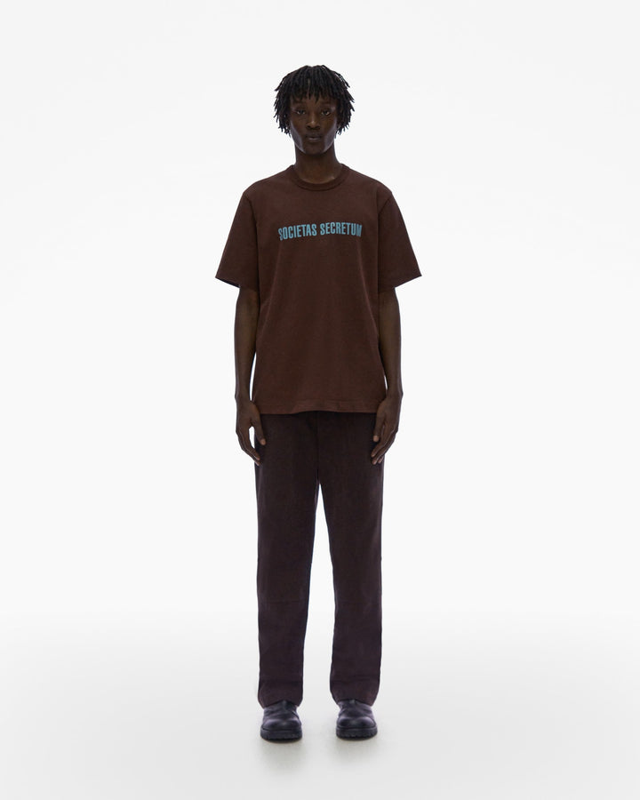 Helmut Lang Societas Tee - Chocolate
