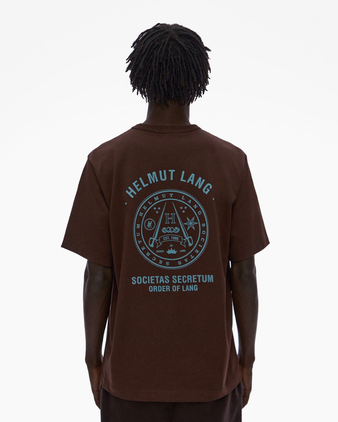 Helmut Lang Societas Tee - Chocolate