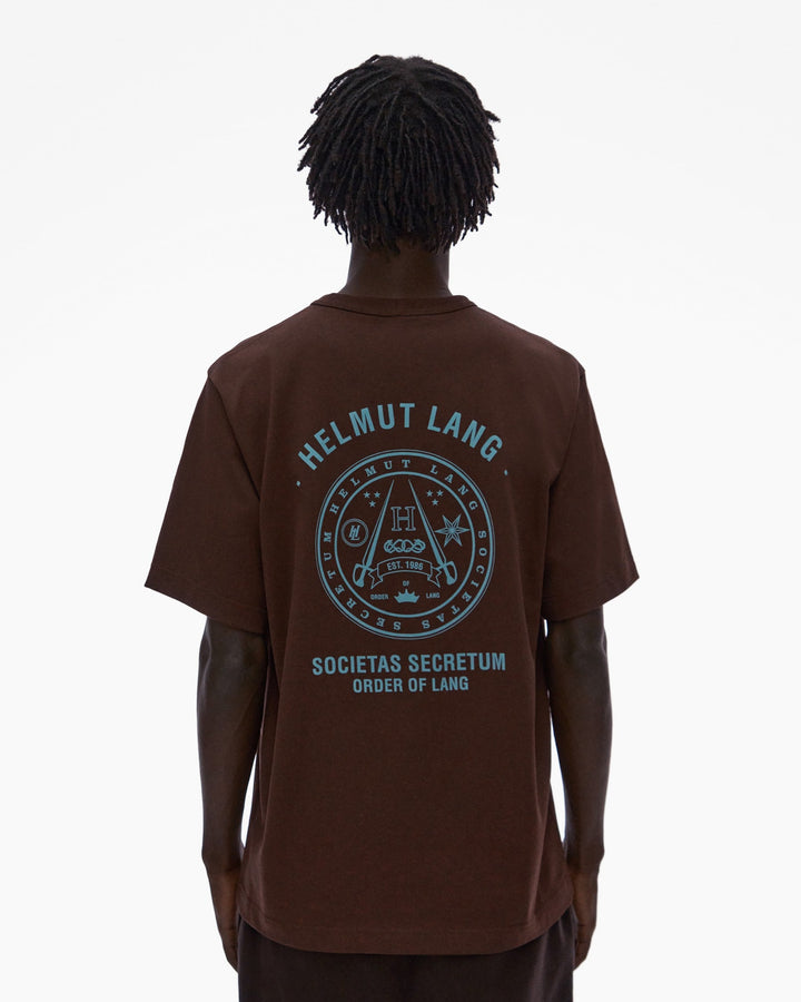 Helmut Lang Societas Tee - Chocolate