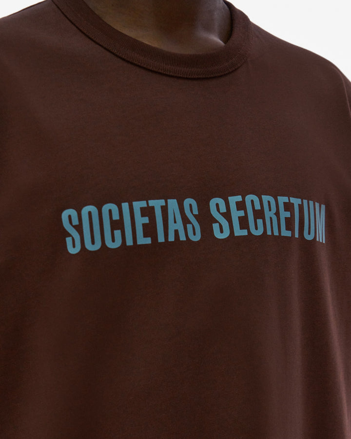 Helmut Lang Societas Tee - Chocolate