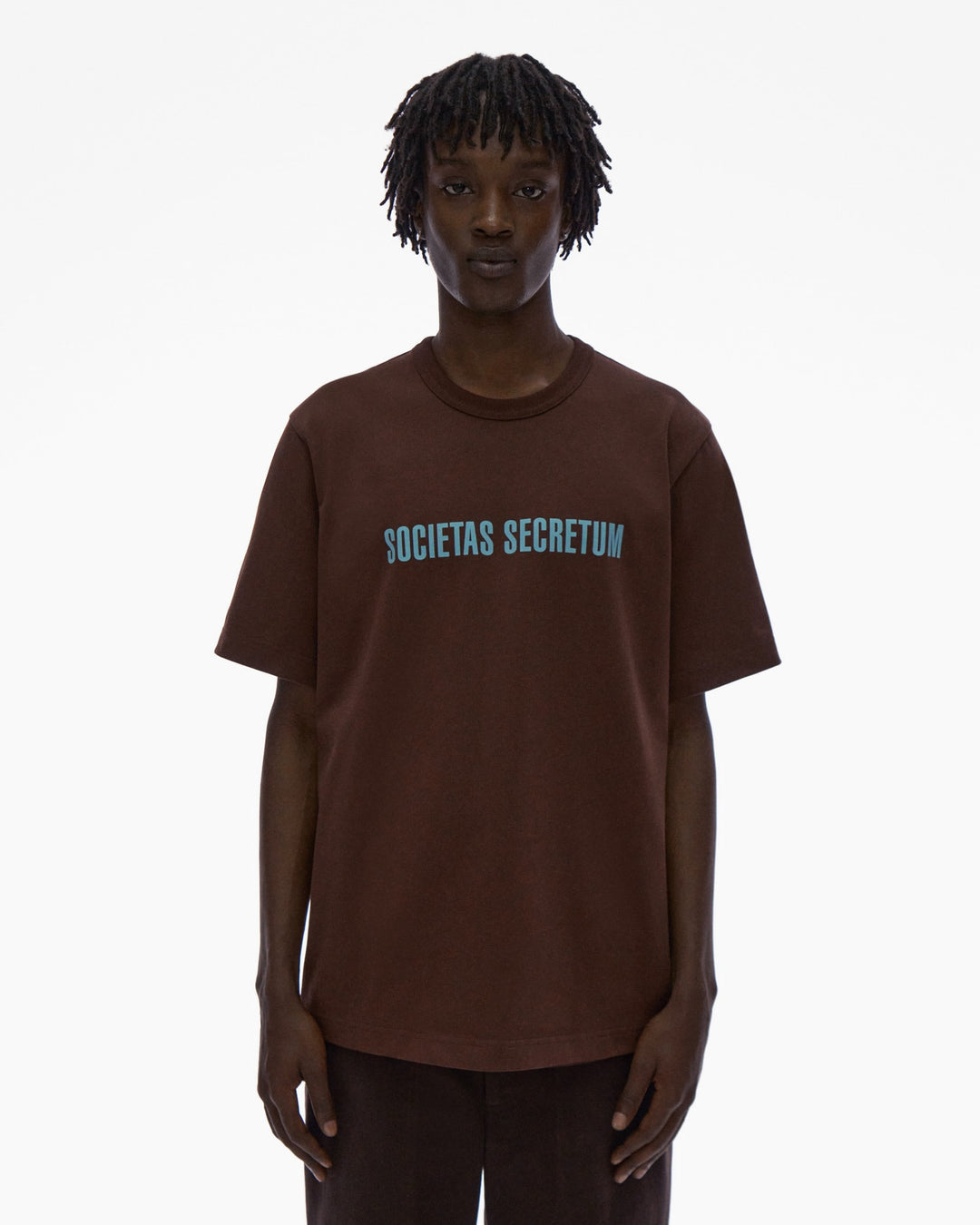Helmut Lang Societas Tee - Chocolate