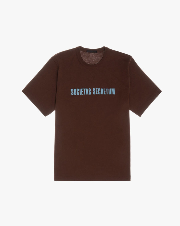 Helmut Lang Societas Tee - Chocolate