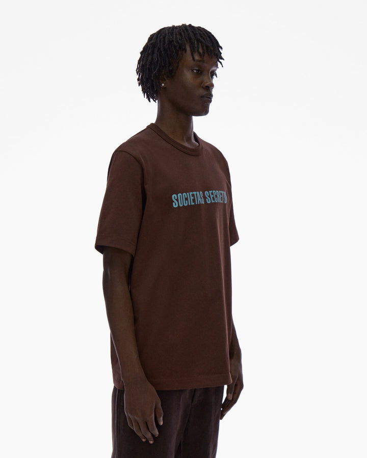 Helmut Lang Societas Tee - Chocolate