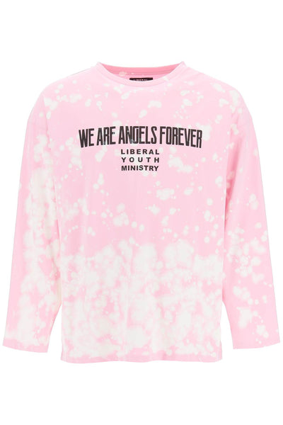 Unisex Angels Long Sleeve T-Shirt Knit - Pink 3