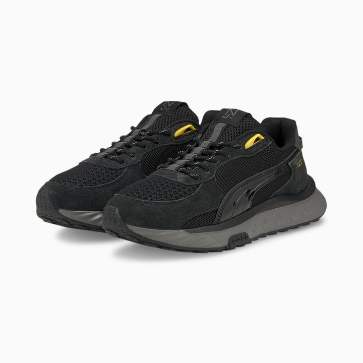Puma Neymar Jr. Wild Rider Black Sneakers - Puma Black-CASTLEROCK