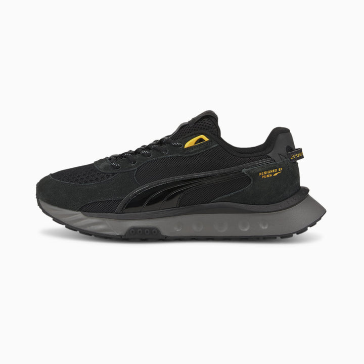 Puma Neymar Jr. Wild Rider Black Sneakers - Puma Black-CASTLEROCK