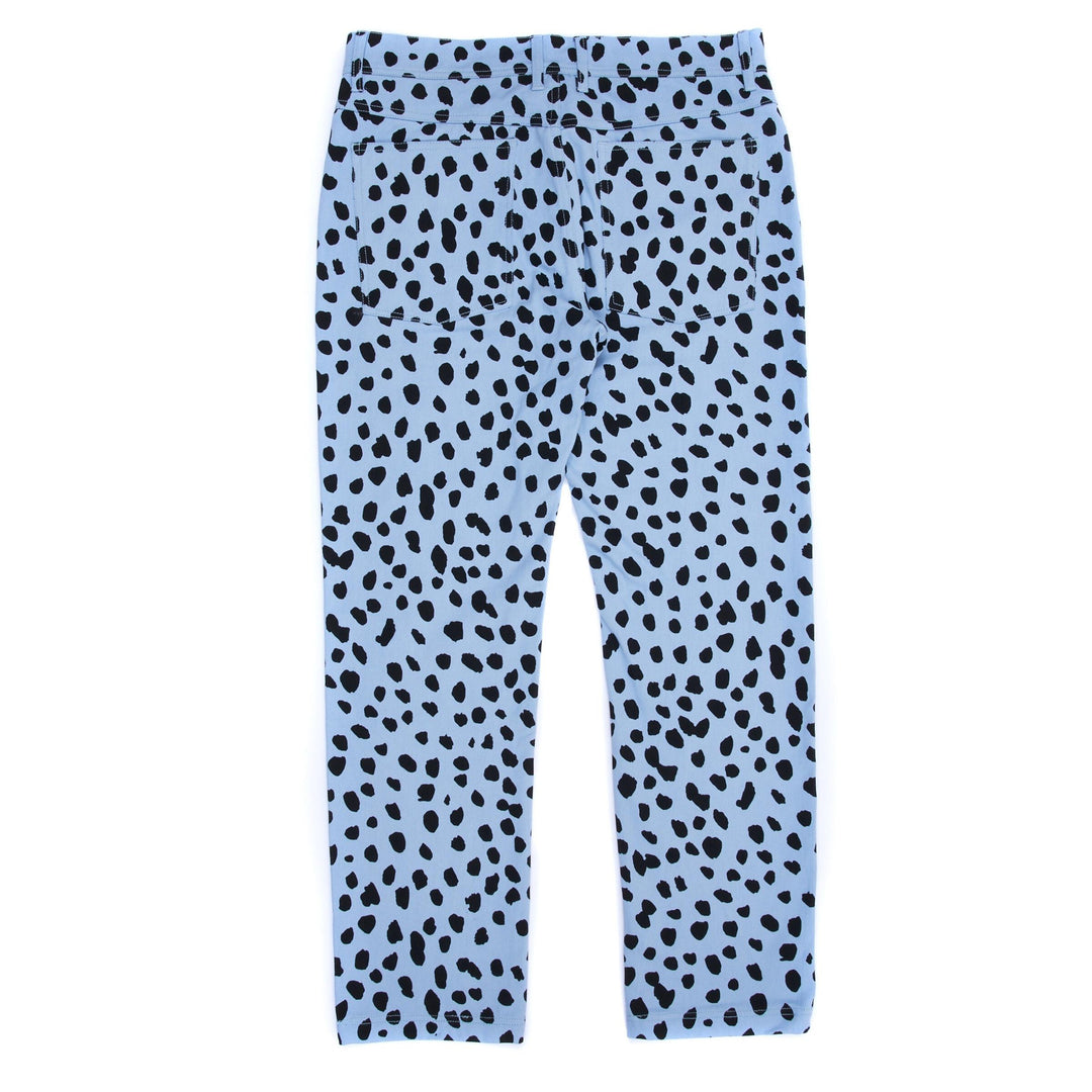 PLEASURES DALMATIAN JEANS - LIGHT BLUE