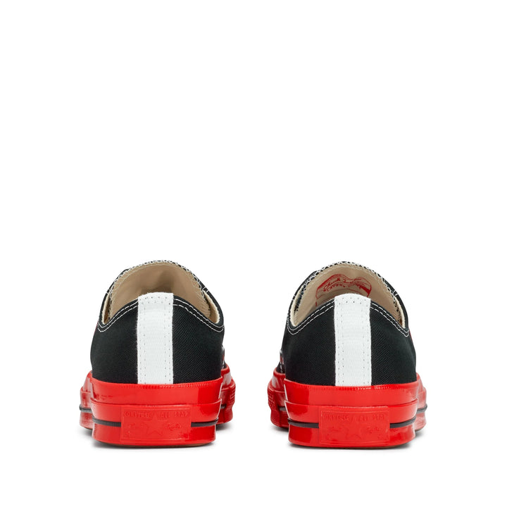 CONVERSE X COMME DES GARCONS PLAY Red Sole Chuck 70 Low Top - Black AZ-K123-001-1