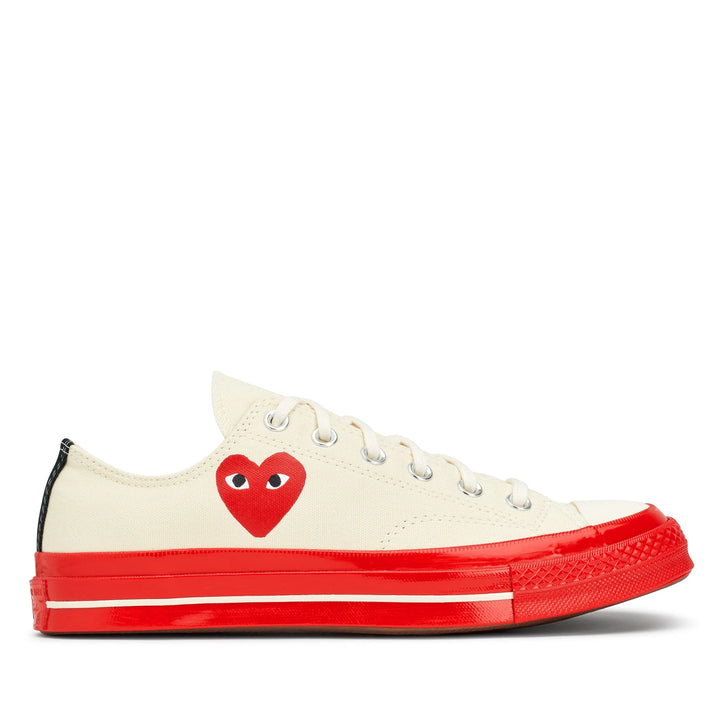 CONVERSE X COMME DES GARCONS PLAY Red Sole Chuck 70 Low Top AZ-K123-001-2
