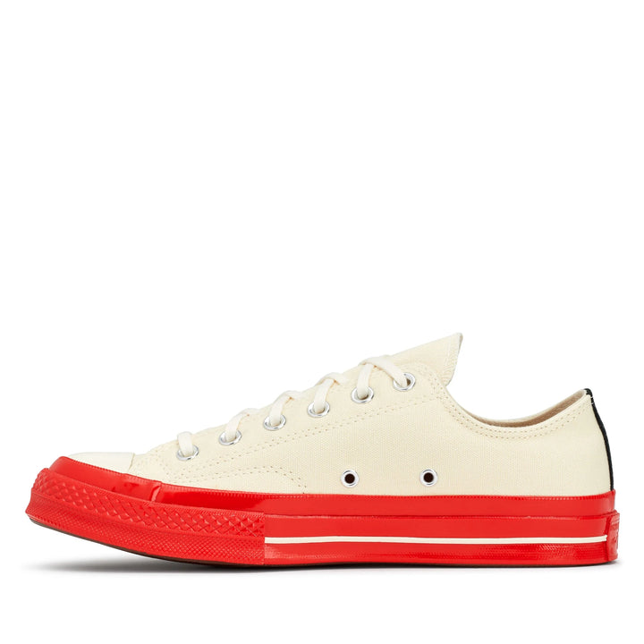 CONVERSE X COMME DES GARCONS PLAY Red Sole Chuck 70 Low Top AZ-K123-001-2