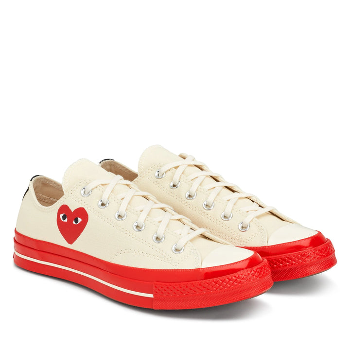 CONVERSE X COMME DES GARCONS PLAY Red Sole Chuck 70 Low Top AZ-K123-001-2