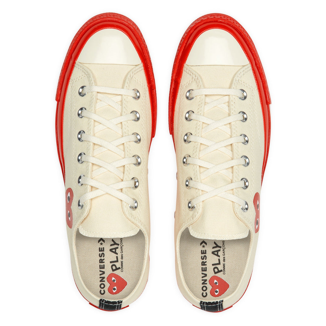 CONVERSE X COMME DES GARCONS PLAY Red Sole Chuck 70 Low Top AZ-K123-001-2
