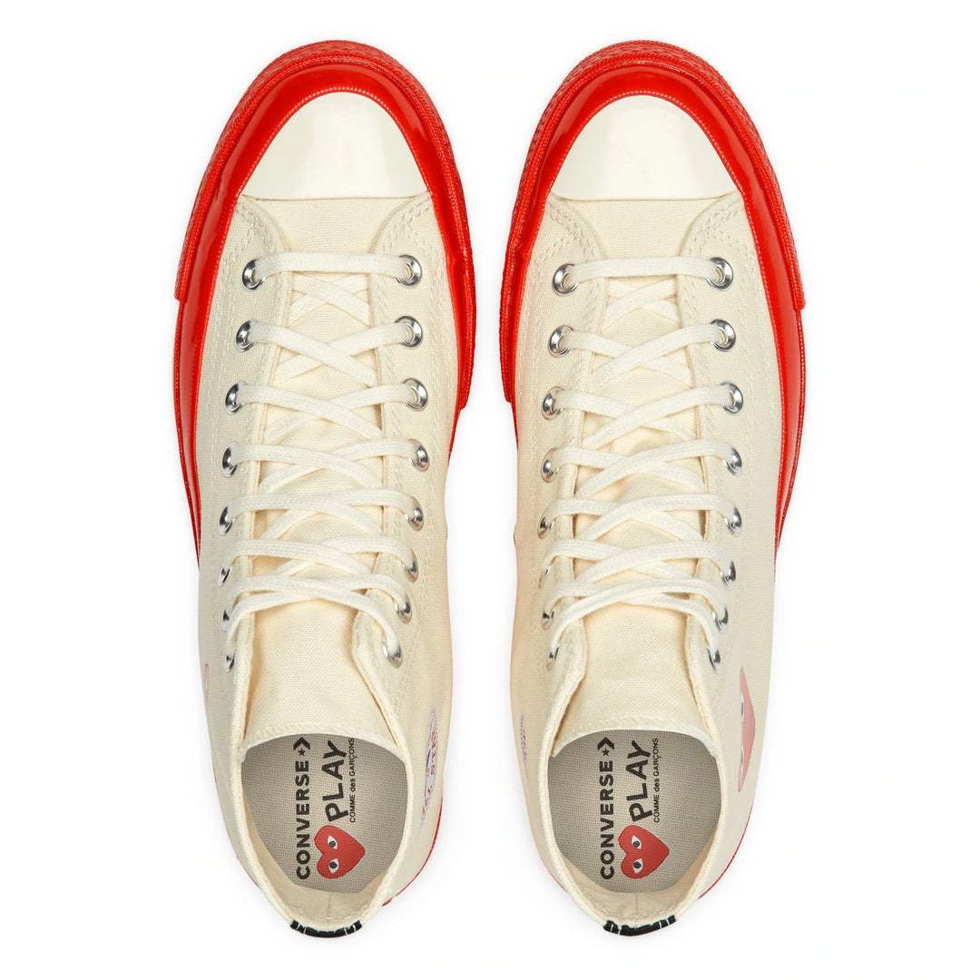 CONVERSE X COMME DES GARCONS PLAY Red Sole High Top AZ-K124-001-2