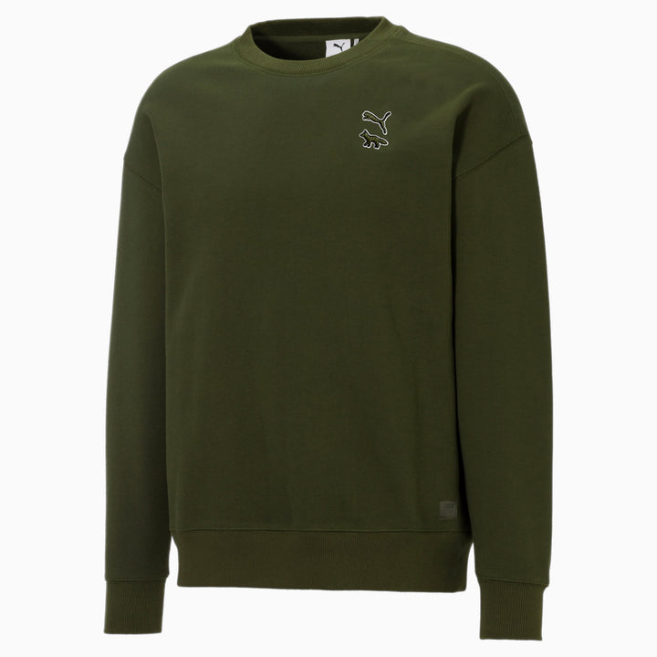 PUMA x MAISON KITSUNE Crew - Rifle Green
