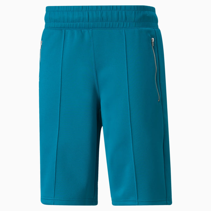 PUMA TMC HUSTLE WAY BERMUDA - TEAL BLUE