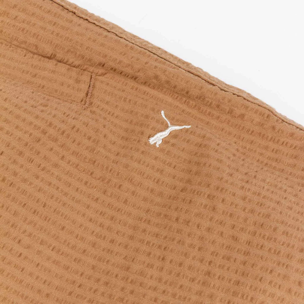 PUMA MMQ Seersucker Shorts - Tiger's Eye