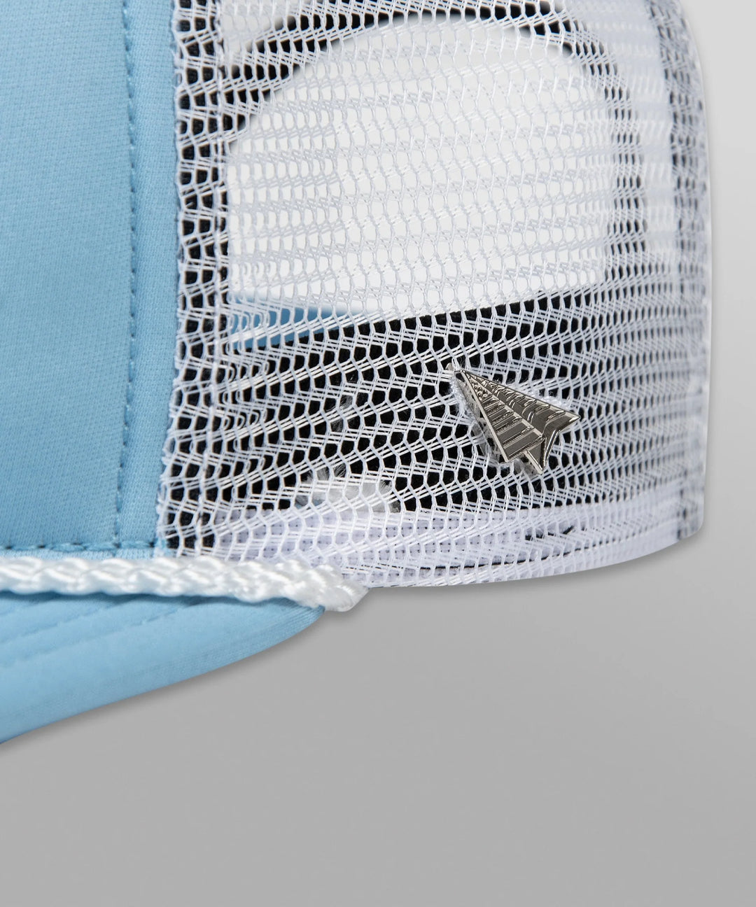 Paper Planes Script Trucker Hat - Sky Blue