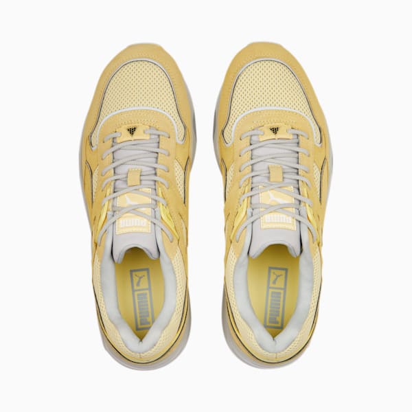 PUMA R698 Minerals Men's Sneakers - Pale Lemon-Glacier Gray