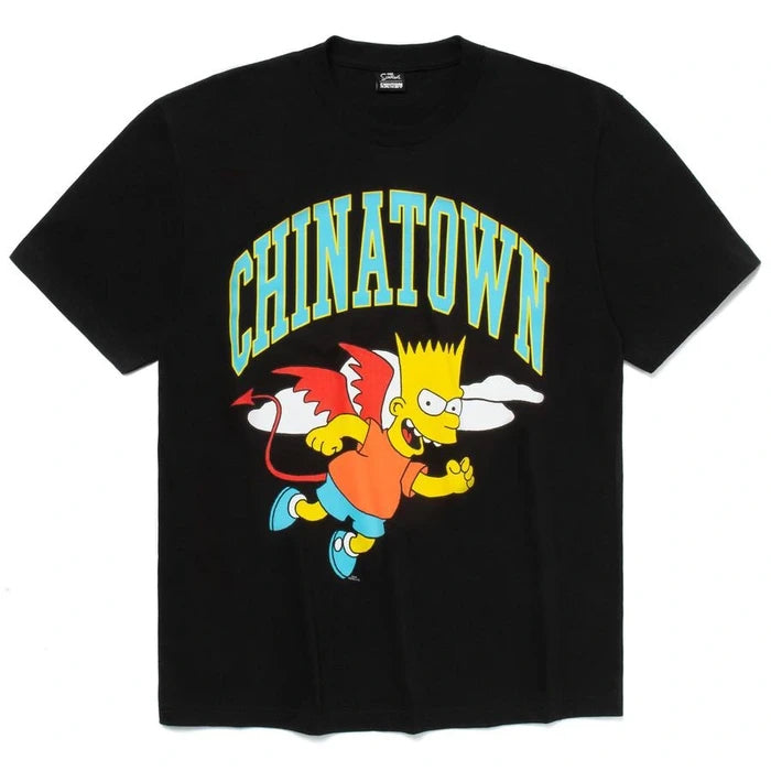 CHINATOWN MARKET  X THE SIMPSONS DEVIL ARC T-SHIRT - BLACK