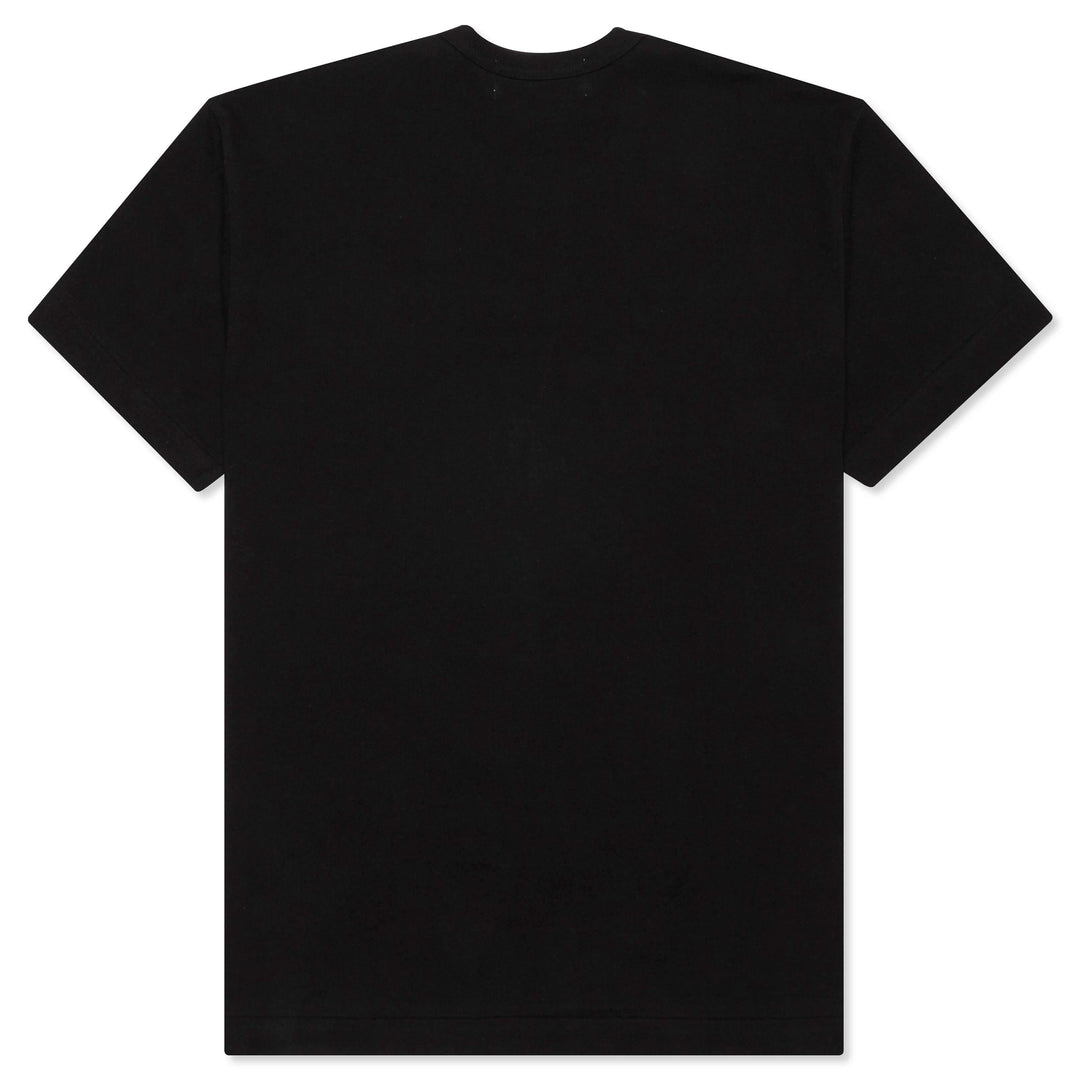 COMME DES GARCONS PLAY Inverted Outline Heart T-Shirt  - Black - AZ-T114-051-1