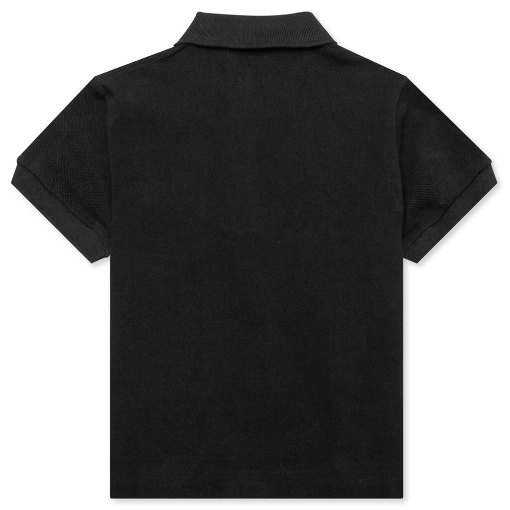 COMME DES GARCONS PLAY For Children Kids Polo Shirt - Black - AZ-T505-100-1