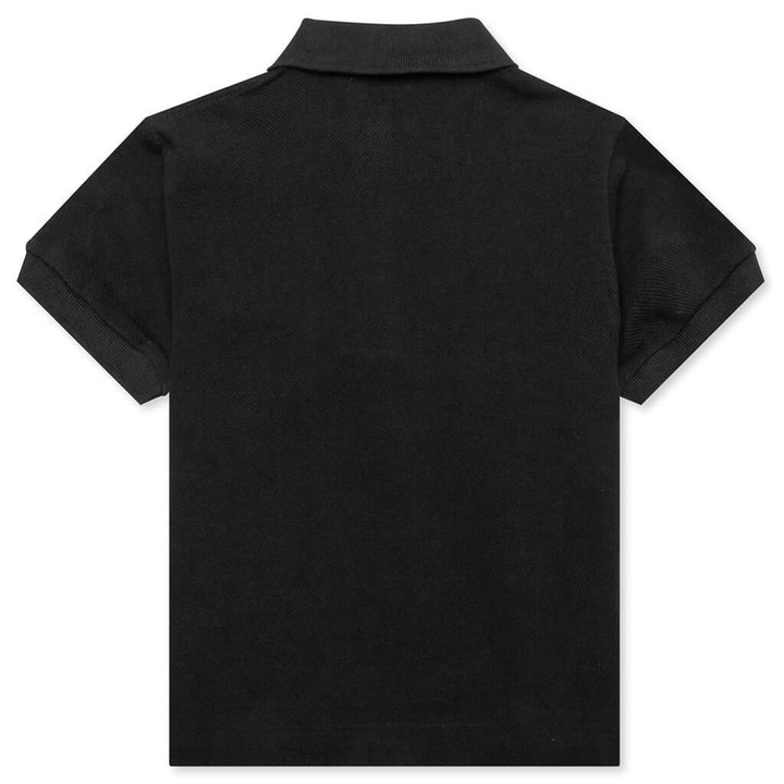 COMME DES GARCONS PLAY For Children Kids Polo Shirt - Black - AZ-T505-100-1