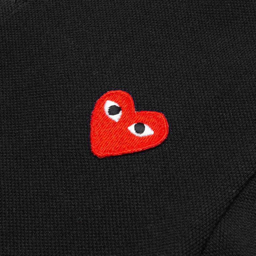 Comme Des Garcons Kids For Children Polo Shirt  - Black